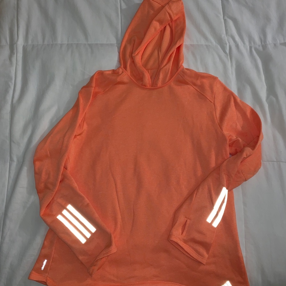 light orange adidas sweatshirt